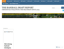 Tablet Screenshot of baseballdraftreport.com